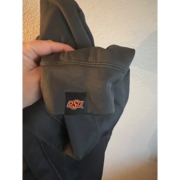 Nike Oklahoma State Cowboys Therma-FIT Hoodie Men's Charcoal Gray OSU Logo - Picture 4 of 4
